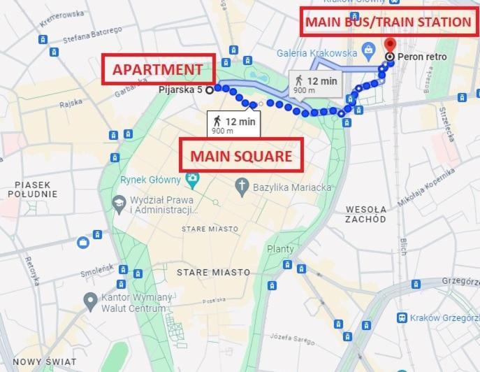 Prestige Location Apartments Pijarska Street 克拉科夫 外观 照片